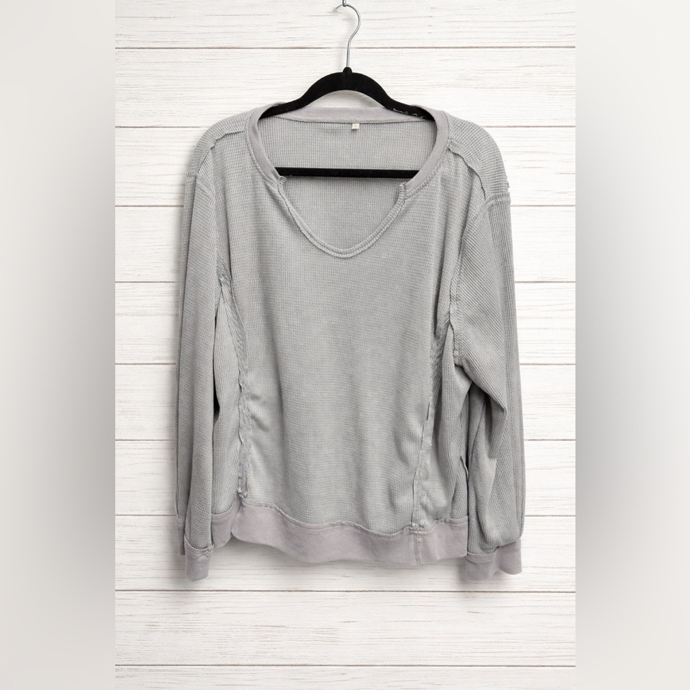 Gray Women's Casual Top